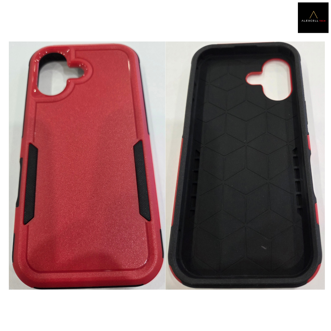 iPhone 17 Case Black / Red / Clear Black