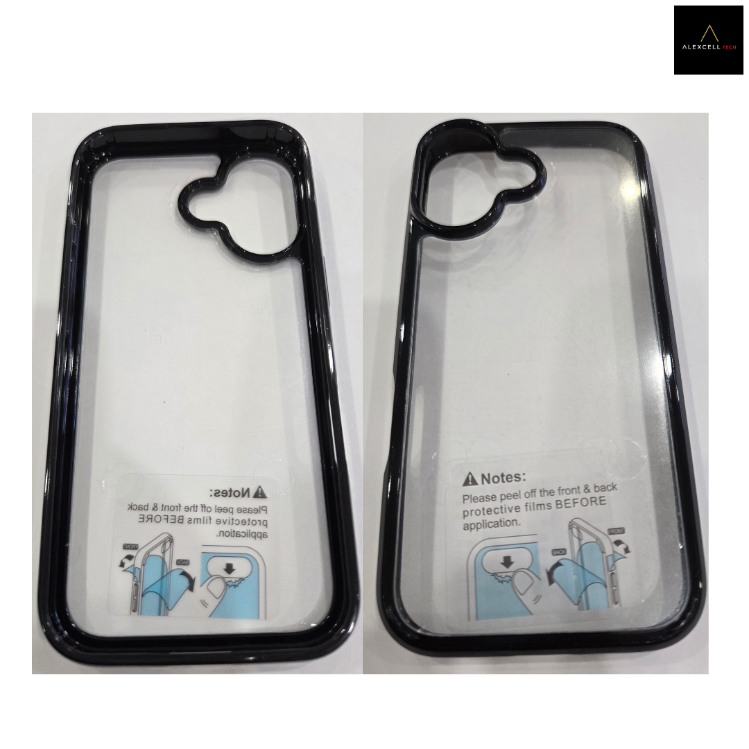 iPhone 17 Case Black / Red / Clear Black